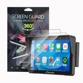 KZIOACSH 2 Pack Screen Protector for CARPURIDE W702/CARPURIDE W702 Pro 7 Inch, Ultra Slim HD Clarity Touch Sensitive Scratch-Resistant Bubble Free Self-Healing TPU Screen Guard