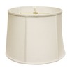 HomeRoots 19" White Throwback Drum Linen Lampshade