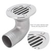 EIMSOAH Boat Bend Floor Drain,316 Stainless Steel Deck Drain Boat