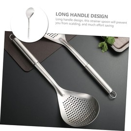 FELTECHELECTR Strainer Spoon Multi-Function Kitchen Tool Handle Food Strainer for and More Ergonomic Design for Home Restaurant Use