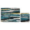 Set of 4 (8pc) Abstract Placemat & Coaster Set, Cork
