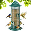 Jarkyfine Squirrel Proof Bird Feeder - Metal Bird Feeders for