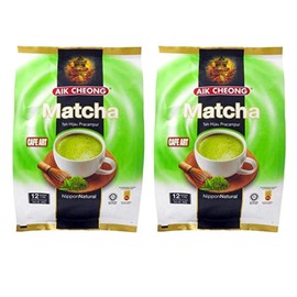 Aik Cheong Cafe Art Matcha Pre-Mixed Green Tea (2 Pack, Total of 600g)