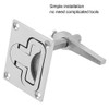 Stainless Steel Flush Mount Floor Lock Hatch Latch Hardware Accessory