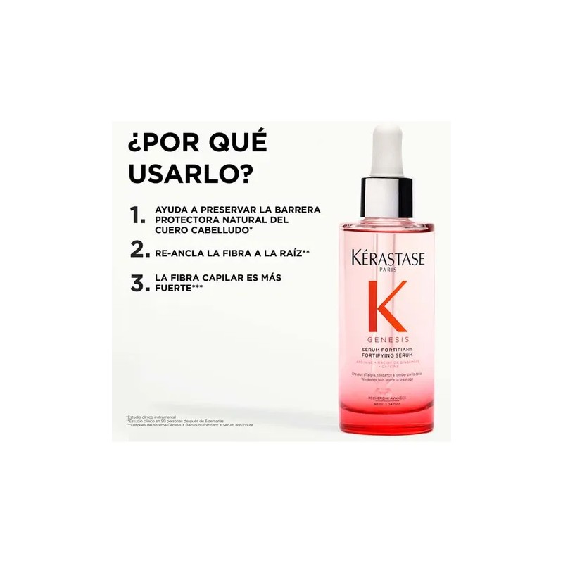 Suero Capilar Fortificante Genesis Serum 90ml Krastase