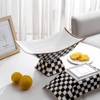 Porlien Checker Fruit Bowl with Stand