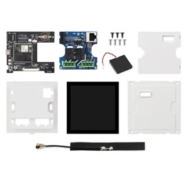 Waveshare Luckfox Core1106 Smart 86 Box Development Board, RV1106G2, 0.5/1TOPS, 128MB/256MB DDR3L, ARM Cortex-A7 32-bit, Onboard 4inch 720 × 720 Pixel Touch Display, RS485 Interface, with Wireless