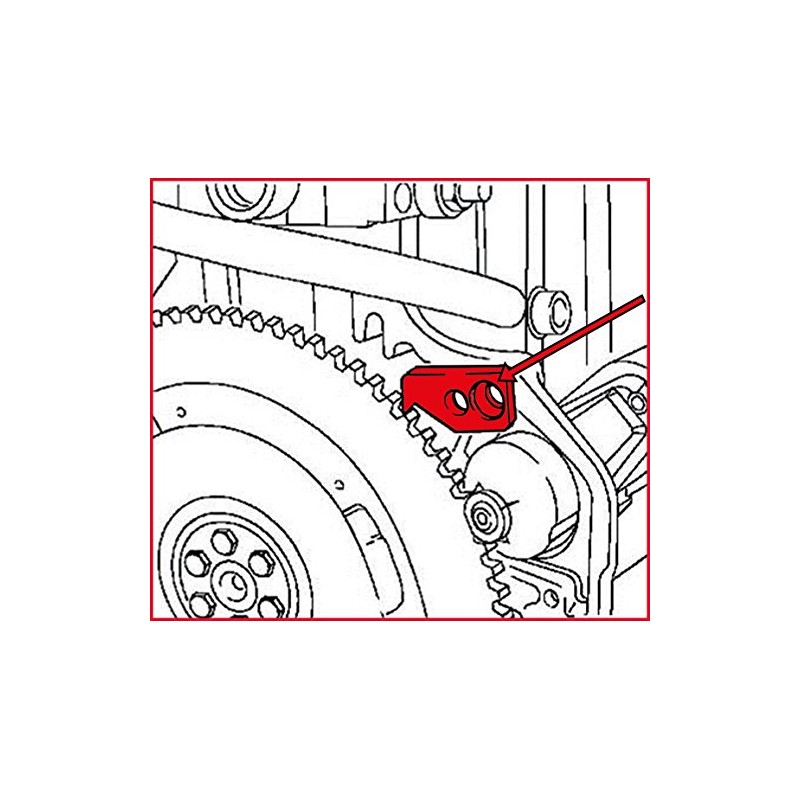 KS Tools 400.9045 Flywheel Locking Tool - G.M.