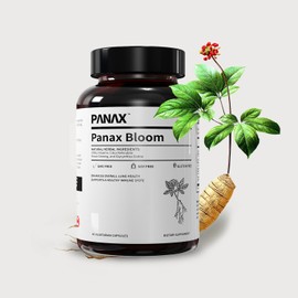 Panax Bloom Daily Breathing Health Supplement, Lung Cleanse and Detox Supplement,Improved Lung Health, Immune Defense, and Bronchial Health 60 Capsules