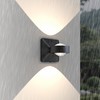 Tubicen Outdoor Wall Light Up and Down Wall Sconce Dimmable