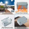 NineLeaf Outdoor Junction Box IP66 Waterproof Electrical Enclosure 4.9"x3.3"x2.3", PVC/ABS