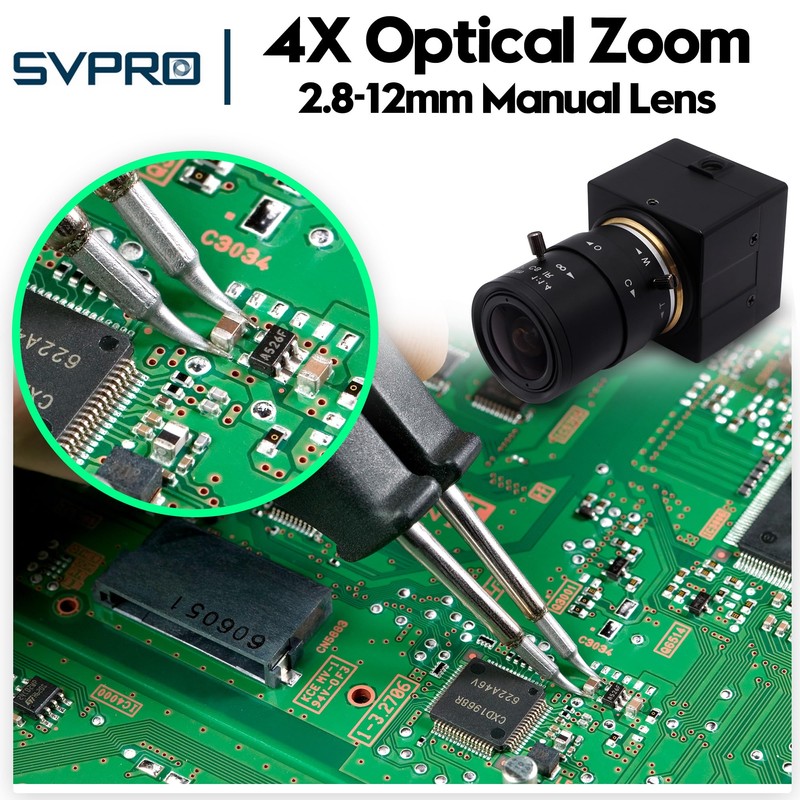 Svpro 5MP 30fps USB Camera with 2.8-12 mm Zoom Lens,
