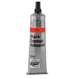 Contact Cement, Black, 5 oz, Tube, Mfr: 234930-A