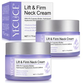 Neck Firming Cream, Tighten and Lift Neck Cream – Tightening Lifting Sagging Skin, Deeply Hydrates – Neck, Chest & Décolleté for Women & Men, 50ml (2 Pack)