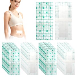 DASHUI Pack of 40 Shower Plasters Waterproof Large 25 x 10 cm Transparent Waterproof Plasters After op for Private, Shower, Swimming and Everyday Use