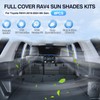 Sunsdrew 8PCS Foldable Sun Shade for 2019-2025 Toyota RAV4 Accessories