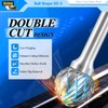 SD-3 Tungsten Carbide Burr Rotary File Ball Shape Double Cut
