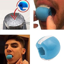 Paquete de 5 Ejercitador Mandíbula Tonificador Cuello y Cara Moldea tu Boca y Barbilla Entrenamiento de Mandíbula Reductor Papada