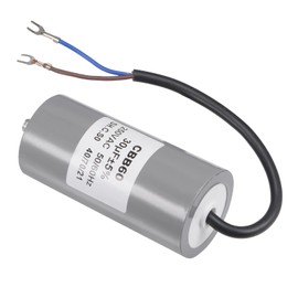 YOKIVE CBB60 Running Capacitor 250V AC 30uF 50/60Hz 2 with Wire Round Running Capacitor Low Loss Best for Washing Machine Motor Gray 96x46mm