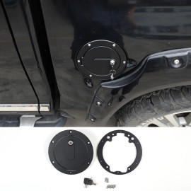 Nicecar-88 Aluminum Car Gas Fuel Cap Door Tank Lock Cover For Toyota Tundra 2007-2021