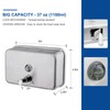 VANNSOO Commercial Wall Mount Stainless Steel Soap Dispenser, Rust-Proof Lining