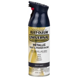 Rust-Oleum 331281 Universal All Surface Metallic Spray Paint, 11 oz, Deep Navy