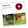 Sosoport High Strength Mowing Trimmer Rope Cutter Strimmer Lines Easy