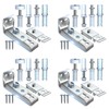 Bi-fold Door Hardware Repair Kit - 4 Pack Closet Door