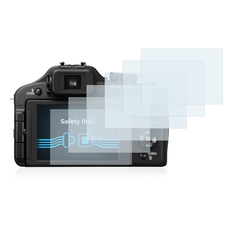 Savvies Pack of 6 Screen Protectors for Panasonic Lumix DMC-FZ150