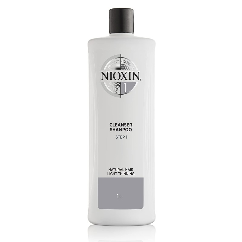 Nioxin Shampoo anticaida, cabello natural, 1000 ml