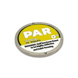 ChillCans PAR Golf Ball Marker - Premium Golf Accessories & Funny Golf Gifts for Men Women Golfers (Citrus)