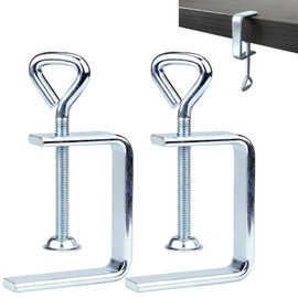 Pack of 2 C Clamp Small C Clamps Screw Clamp Small C-Clamp Stainless Steel Maximum Clamping Degree 50 mm for Woodworking Clamps & Tensioners Welding Car Repair