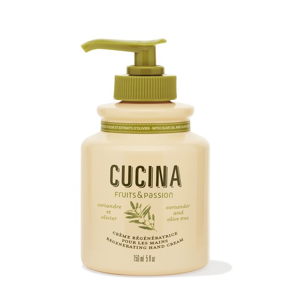 Cucina Regenerating Hand Cream - Coriander and Olive Tree - 150ml