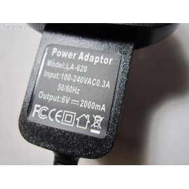 DIXIETREE 6V 1.0A Power Supply Adaptor for Bush Wooden DAB/FM Radio 356/6314 xhy060100lbbw