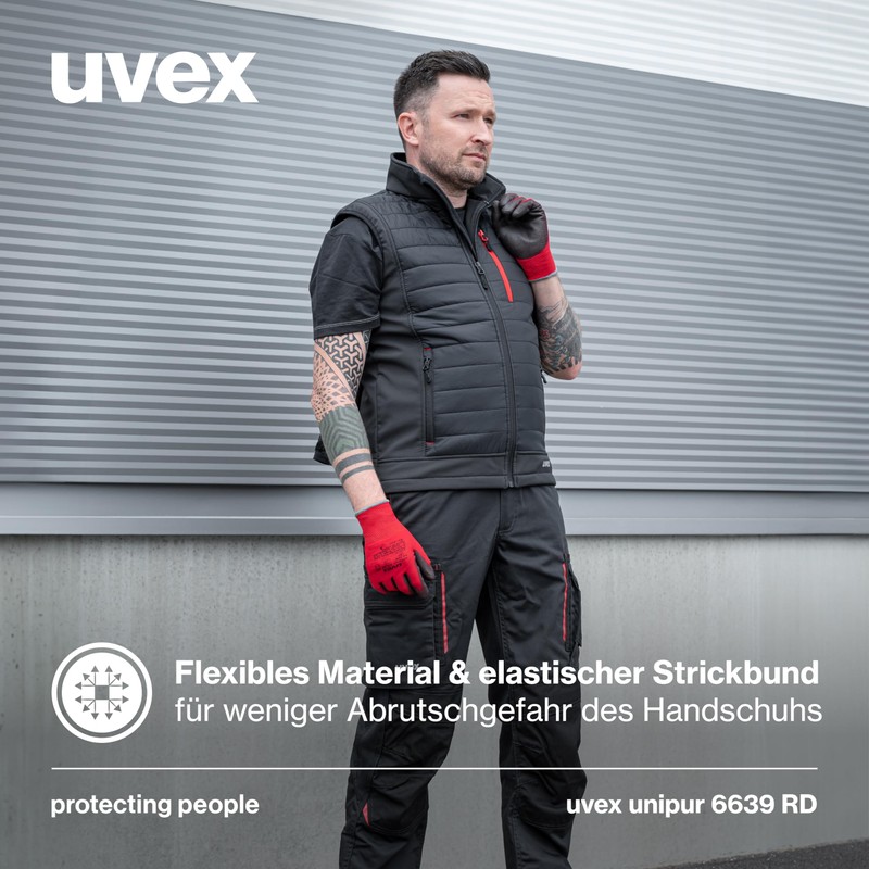 Uvex unipur 6639, 10 pairs - assembly gloves for dry