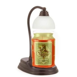 Aurora Bronze Candle Warmer and Courtneys 26 oz Candle - Pineapple Paradise