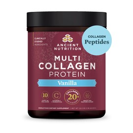 Drugstore Ancient Nutrition Collagen Powder Protein with Probiotics, Multi Collagen Protein with Vitamin C, Hydrolyzed Collagen Peptides Supports Skin and Nails, Gut Health (60 Servings, Vanilla)