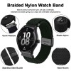 WOCCI 22mm Braided Nylon Watch Band for Men and Women,