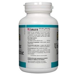 Natural Factors Unbleached Lecithin 1200 mg, 90 Softgels