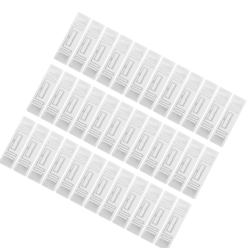 100pcs UHF RFID Labels 860‑960MHz UR108 Chip Reusable Electronic Tag