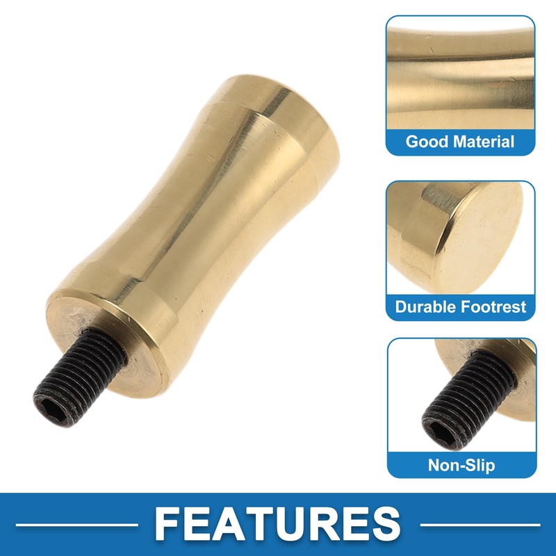 REPAIROCK Brass Motorcycle Shifter Footrests Pegs for HARLEY-DAVIDSON 883R Cylinder