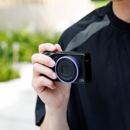 JJC Metal Lens Decoration Ring Compatible with Ricoh GR IIIx GR3x Camera Replaces Ricoh Original GN-2 Ring Cap (Purple)