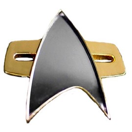 Star Trek Voyager Ds9 Communicator Replica Uniform Pin Gold