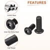 DTGN 10pcs 3/8-16x1" Button Head Socket Cap Screw Machine Carbon