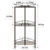 HuggieGems 3 Tier Floor Standing Corner Shower Caddy Organizer Shelf