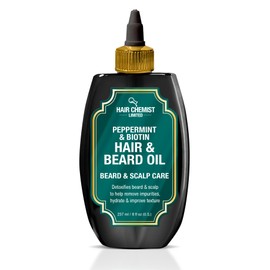 Hair Chemist Beard & Scalp Care Peppermint & Biotin Hair & Beard Oil 8 oz.