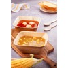 FOOGO Green 25 Disposable Palm Leaf Bowls, 5.5" (13cm) 19.4oz