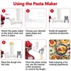 6-in-1 Pasta Maker Attachment Compatible with KitchenAid Stand Mixer, Pasta