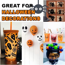 HTVRONT Orange Permanent Vinyl, Glossy Orange Vinyl for Cricut - 12" x 14 FT Orange Adhesive Vinyl Roll for Cricut, Silhouette, Cameo Cutters, Signs, Scrapbooking, Craft, Die Cutters