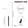 10 Pieces Hair Extension Loop Needle Threader Pulling Hook Tool,